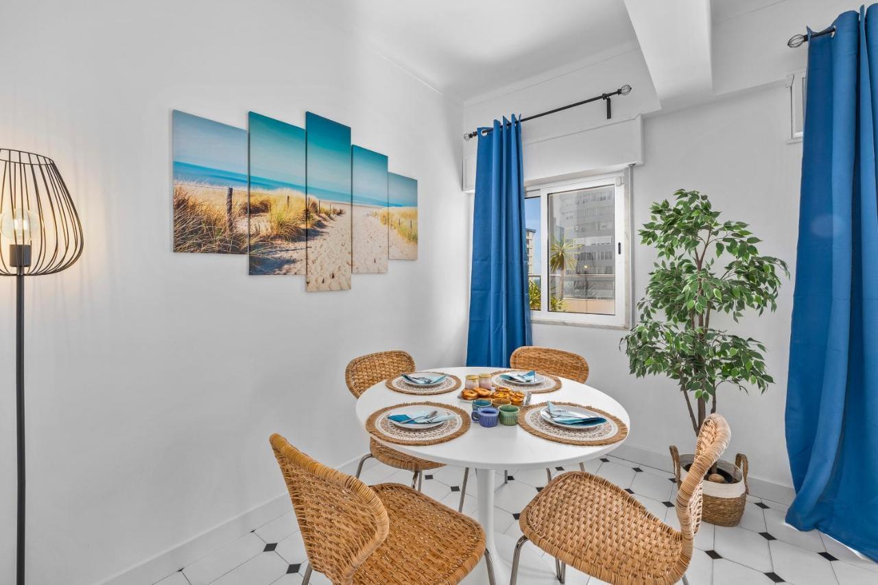 Seaview Penthouse In Algarve With Spacious Terrace Quarteira Eksteriør billede