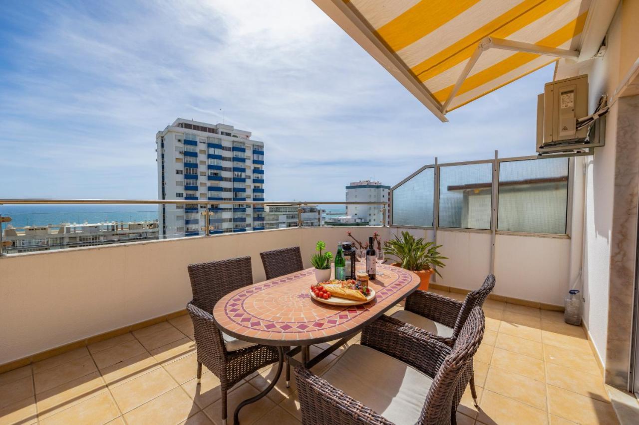 Seaview Penthouse In Algarve With Spacious Terrace Quarteira Eksteriør billede